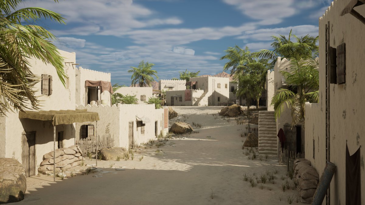 Desert Outpost - Arabian & Persian Village Environment