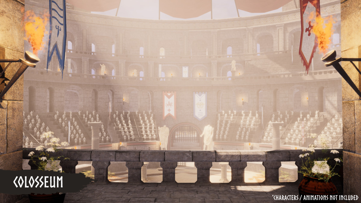Modular Gladiator Arena (Gladiator Arena, Arena, Colosseum Arena)