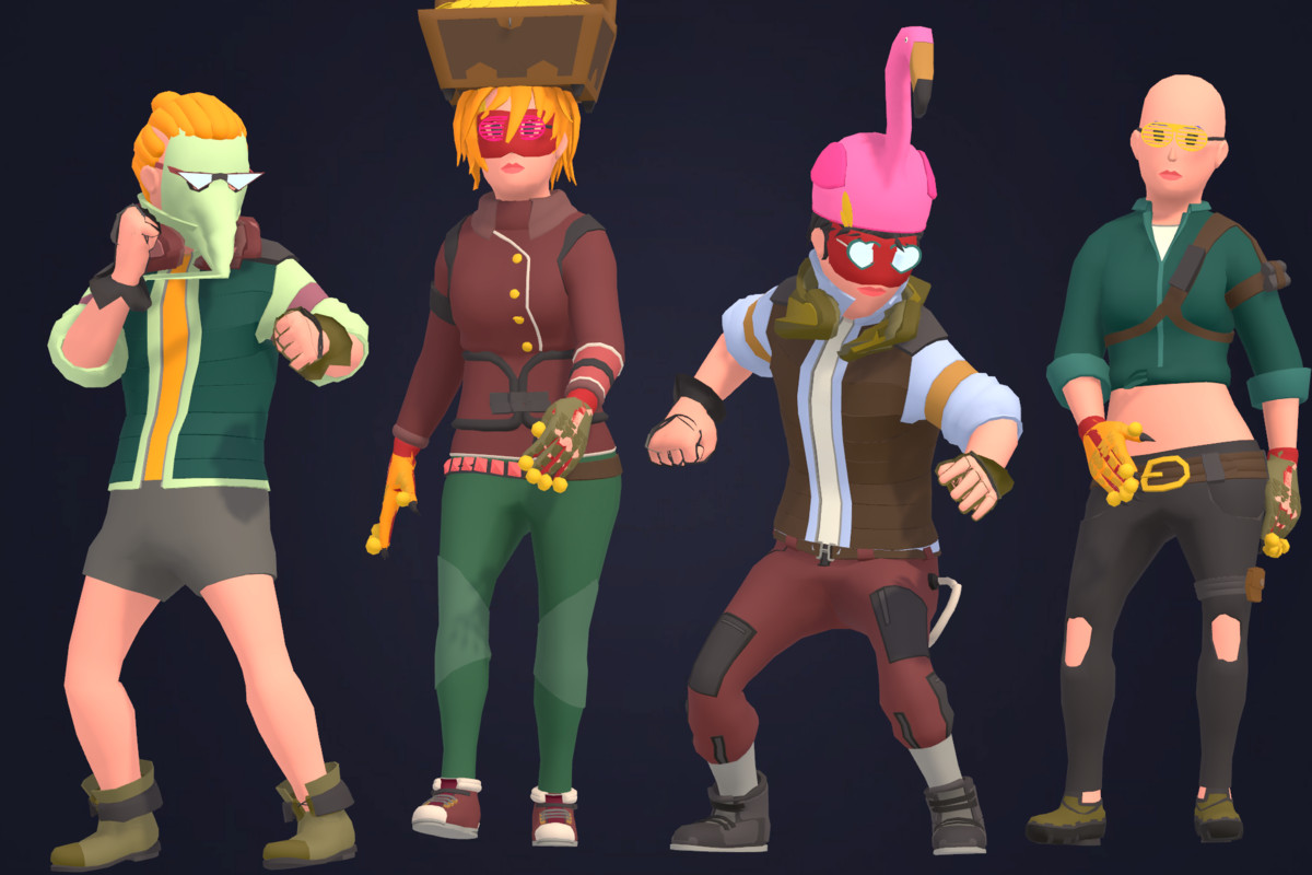 Customizable 3D Funny Characters Bundle