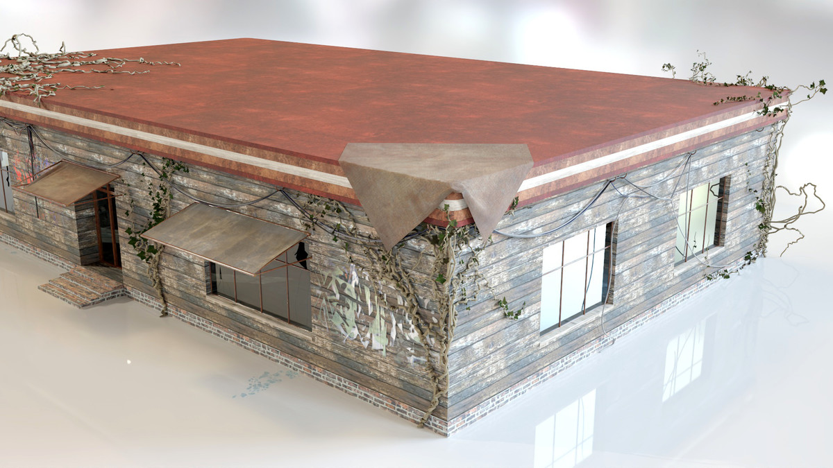 Post-Apocalyptic Junkyard Rusty Gas Station Props Pack (217 3d assets)