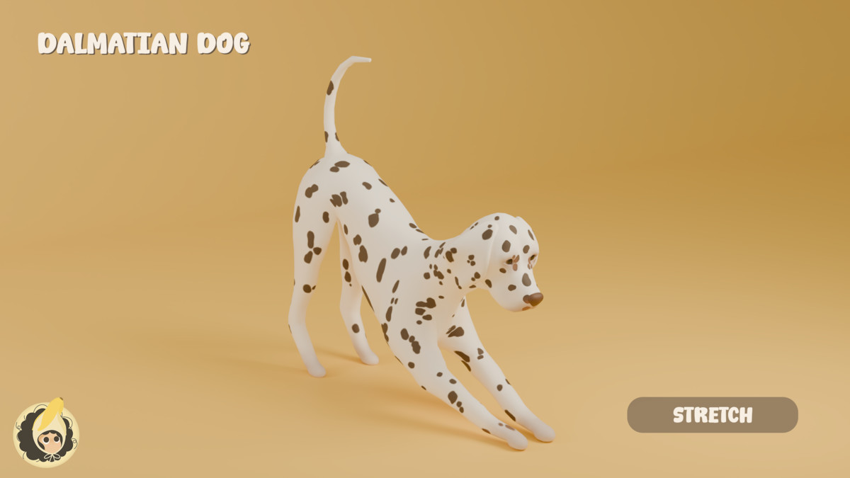 Animated Dalmatian Dog