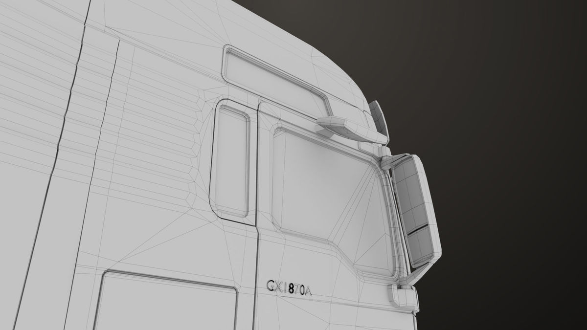 Heavy Truck 04 Chassis Yellow