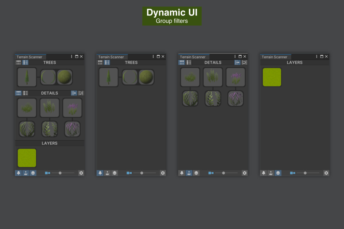 Terrain Scanner - Quickly Find Trees, Details, Layers & Materials