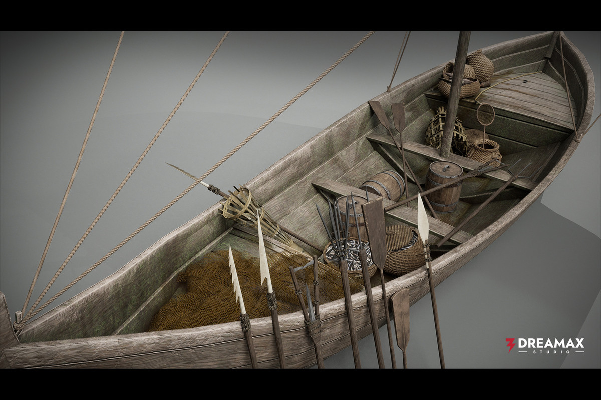 Medieval Fishing Boats Pack Vol. 2 – Fishing Tools & Traps