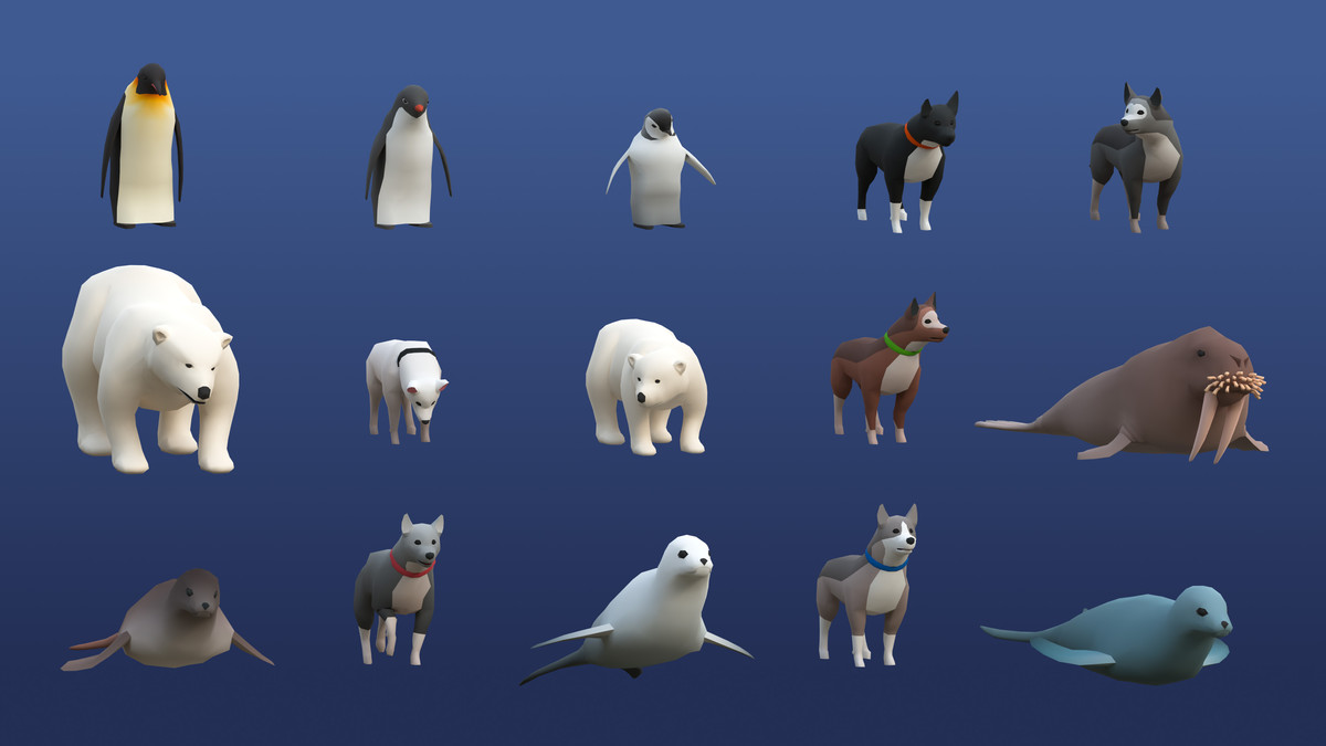 Animals - Low Poly 3D Models Pack
