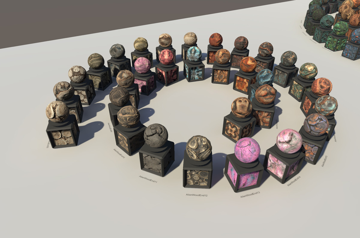Alien Nature Materials - Wood Special