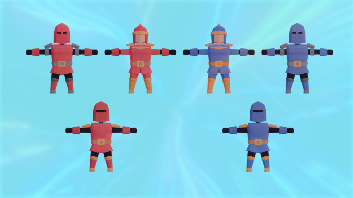 LOWPO: Army Pack – Low Poly Medieval Soldiers