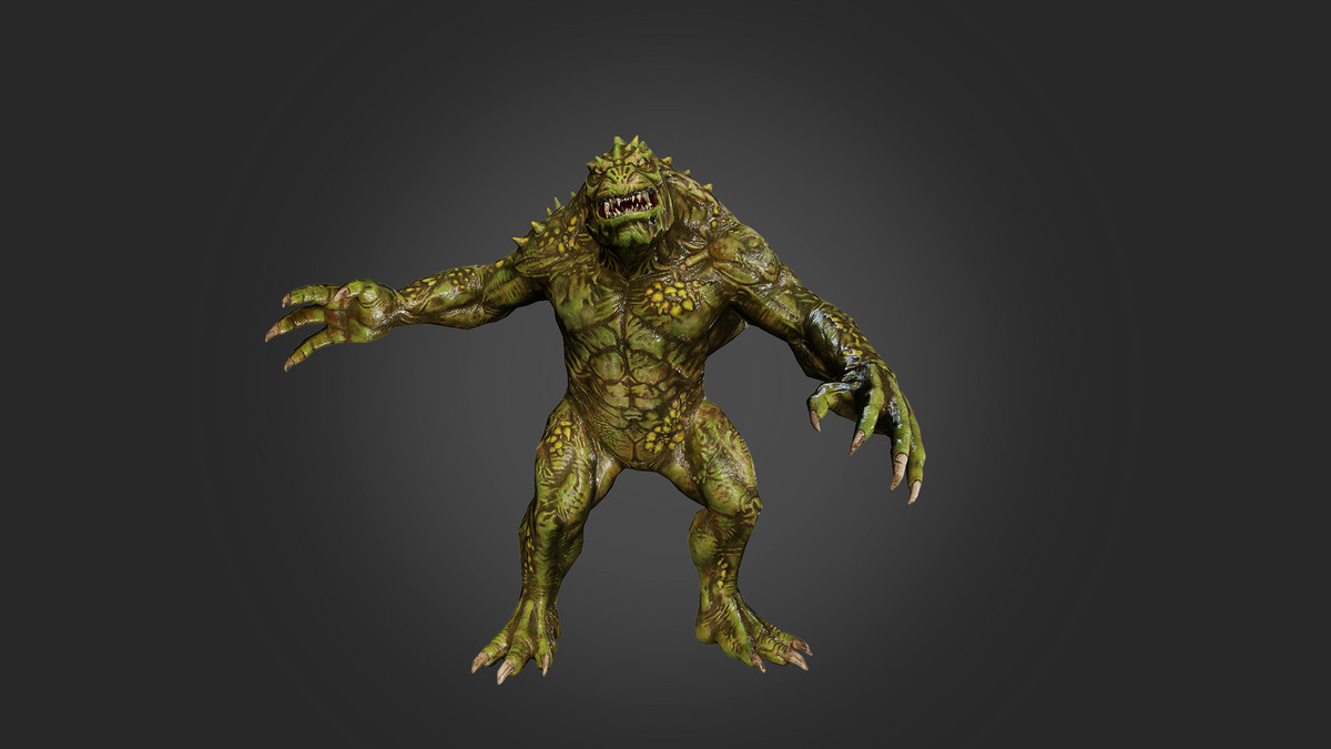 Swamp monster creature