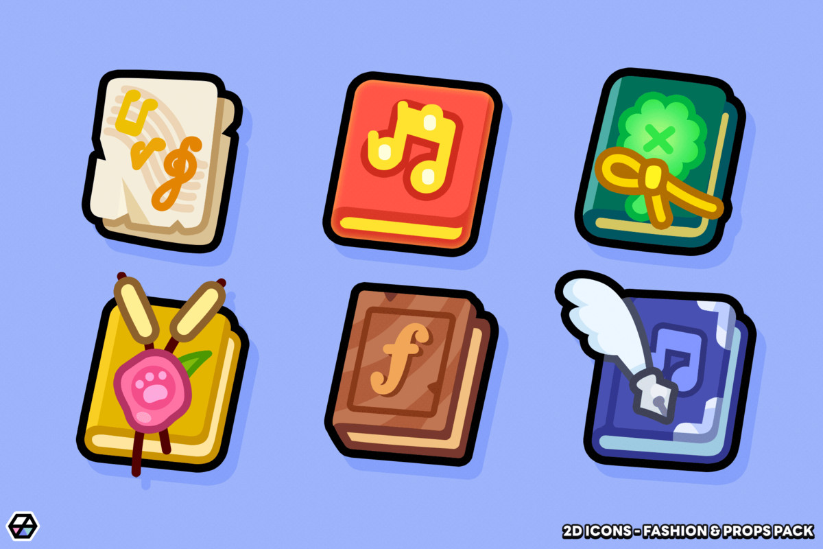 2D Icons - Fashion & Props Pack