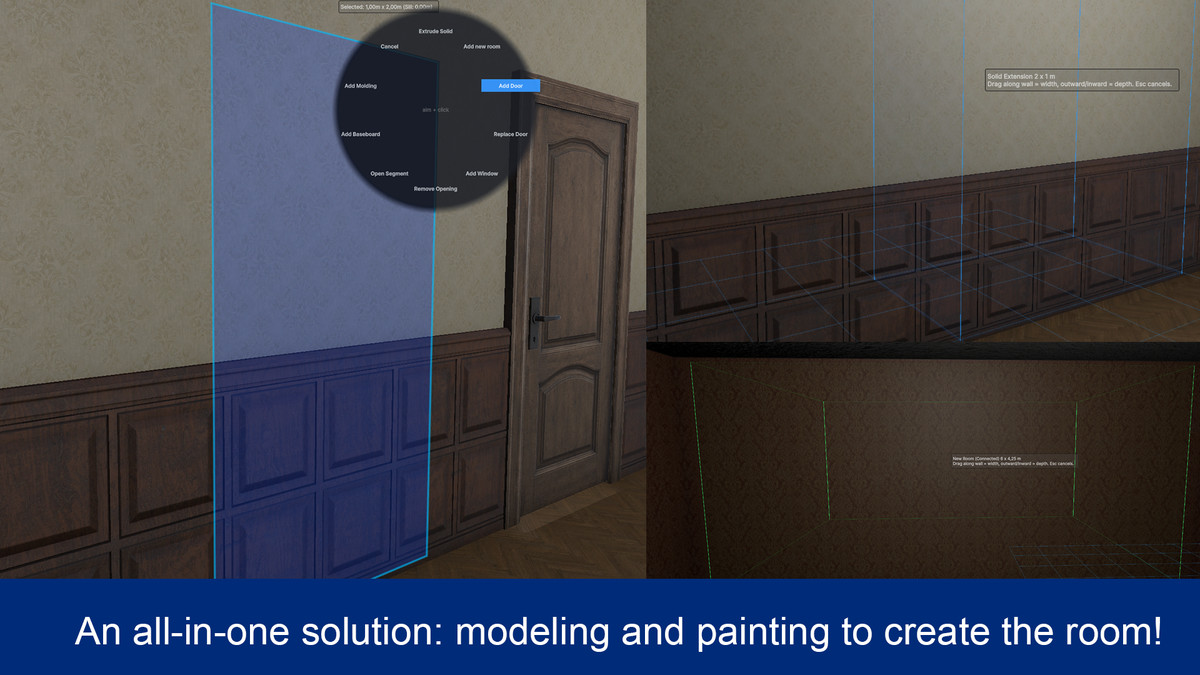 3Click Interior: Fast Room Builder & Layer Painter