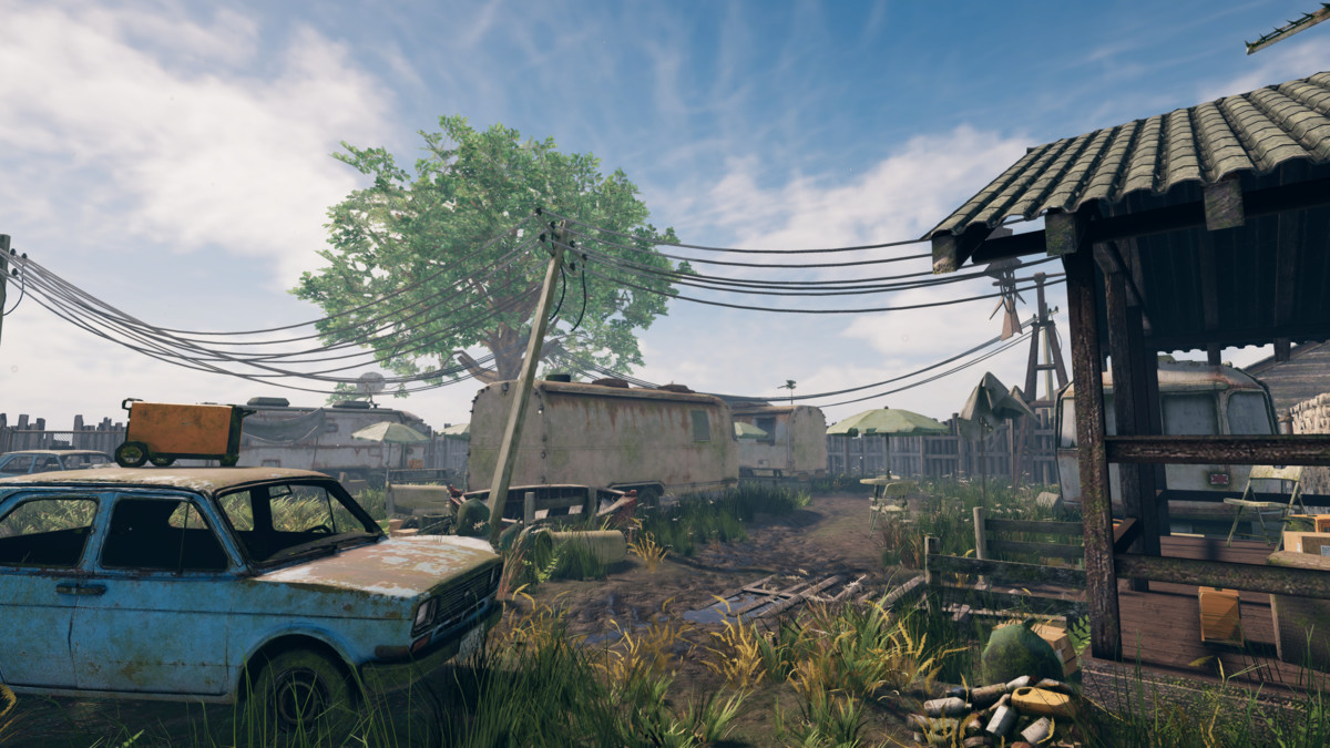 Post-Apocalyptic Trailer Park Environment