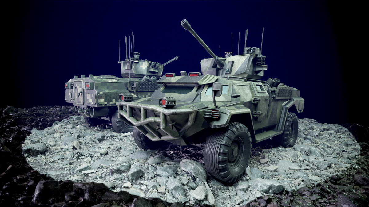 Military Armored Vehicle