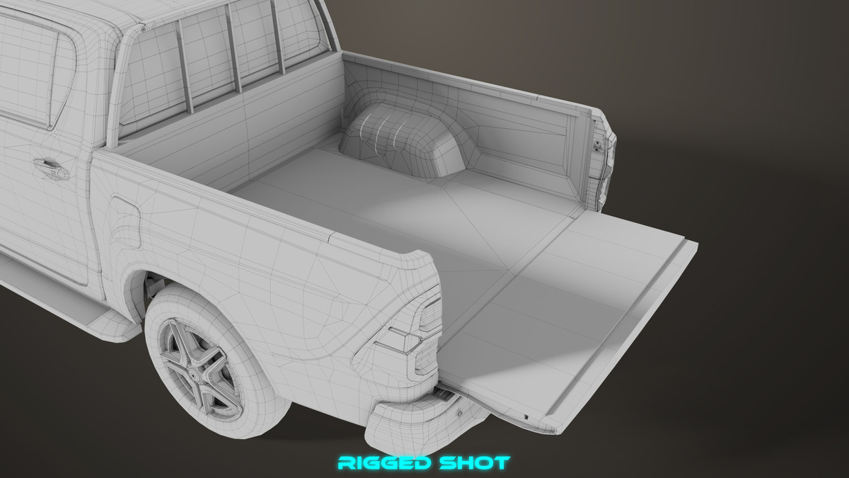 Pickup Truck 04 Brown URP HDRP Textures