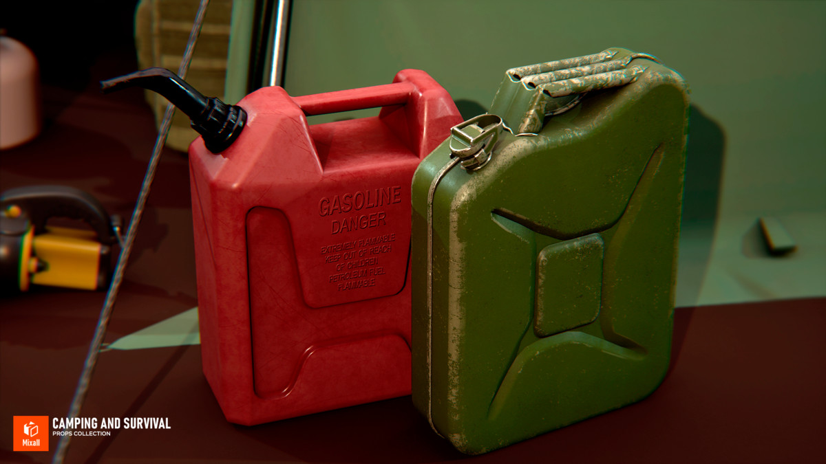 Camping and Survival Props Collection