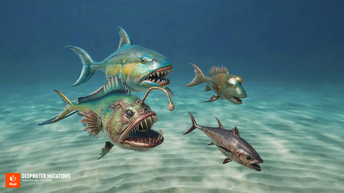Deepwater Mutations - Monster Sea Fish Pack