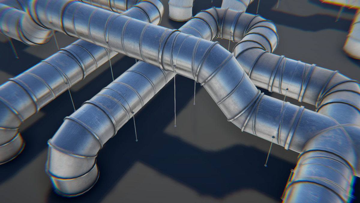 Modular Industrial Air Duct System