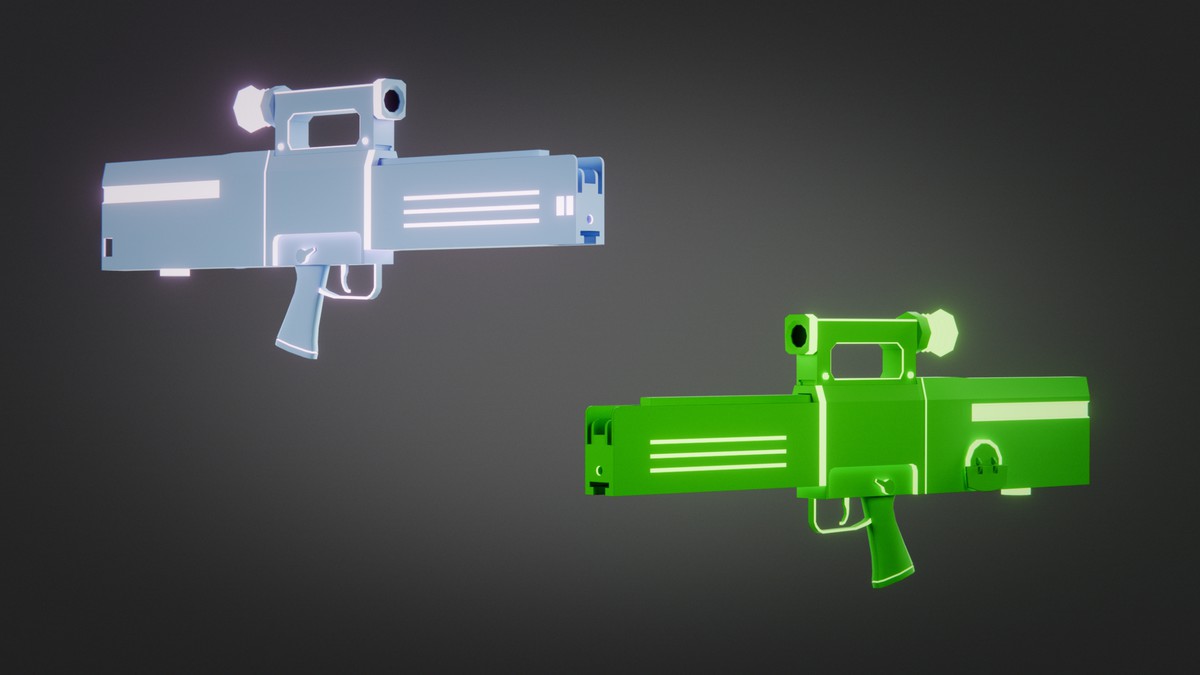 Weapon Sci-fi Glow Skins Pack — 345 Variations