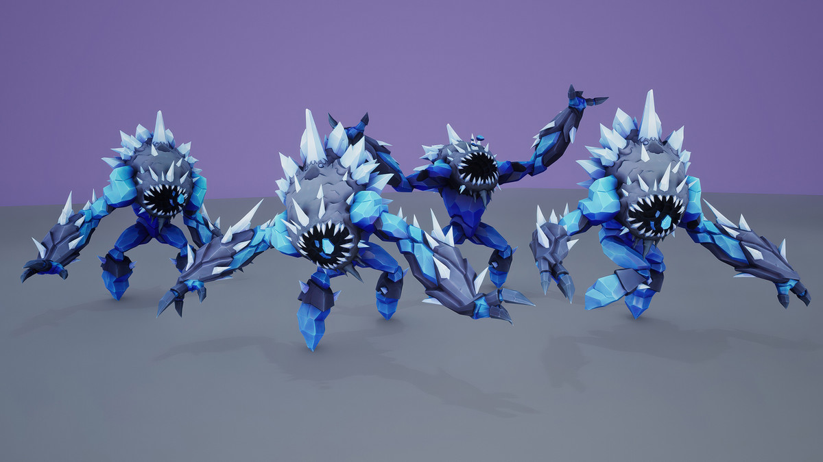 Stylized Fantasy Crystal Golem