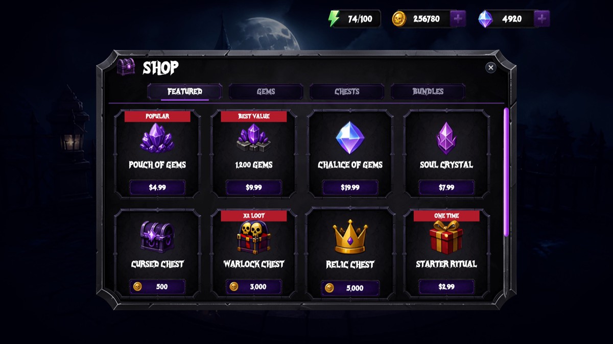 Horror Game UI - GUI Kit