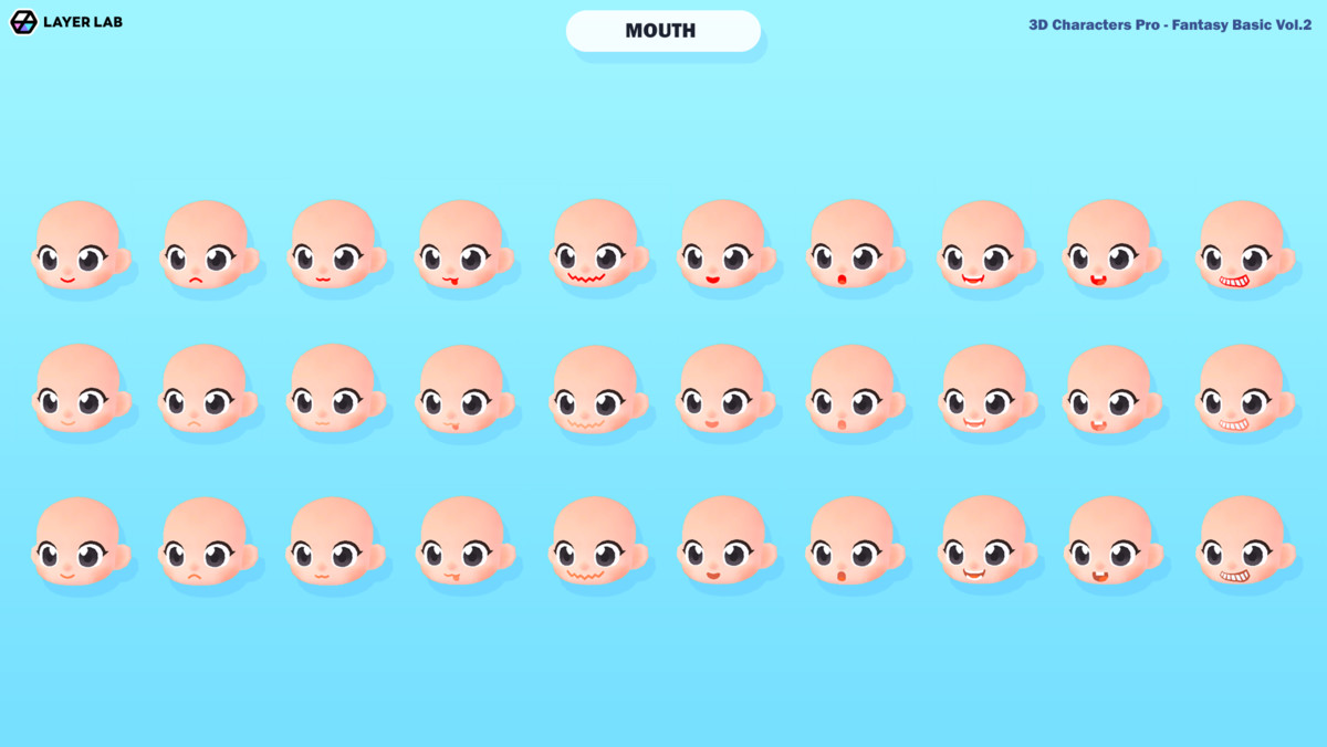 3D Characters Pro - Fantasy Basic Vol.2