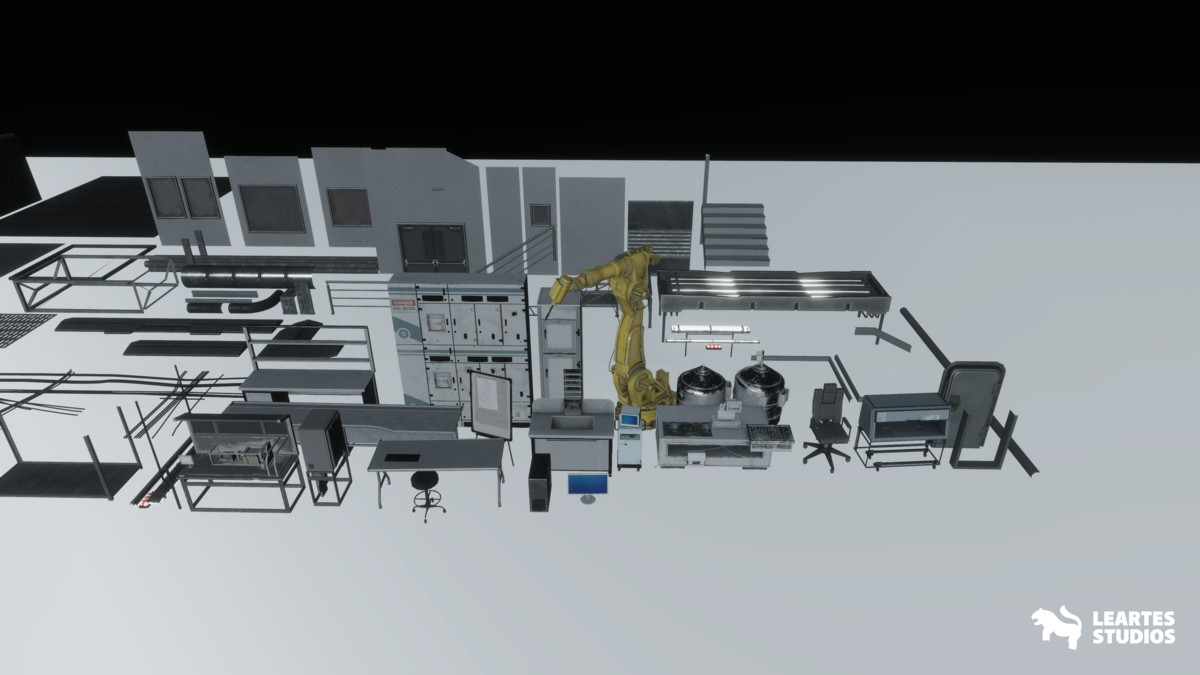 Sci-Fi Laboratory Environment