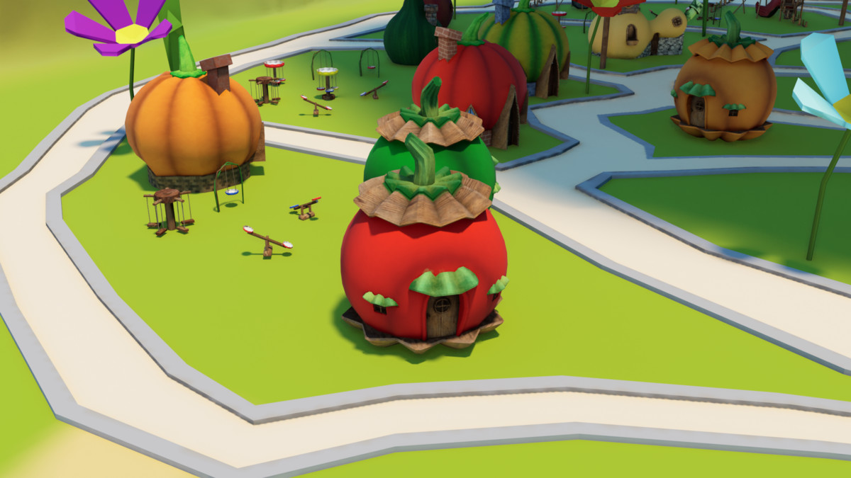 Bugs City - Stylized Cartoon Town Environment