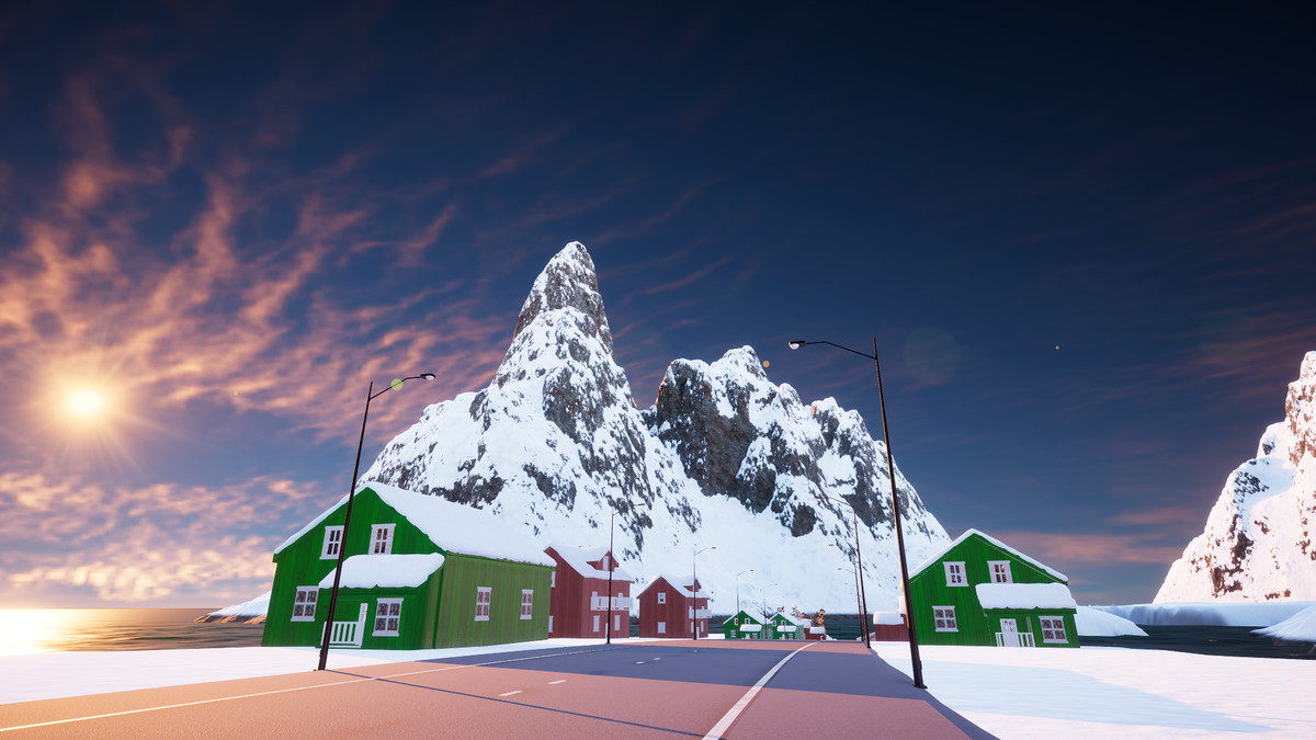 Snow-covered Island