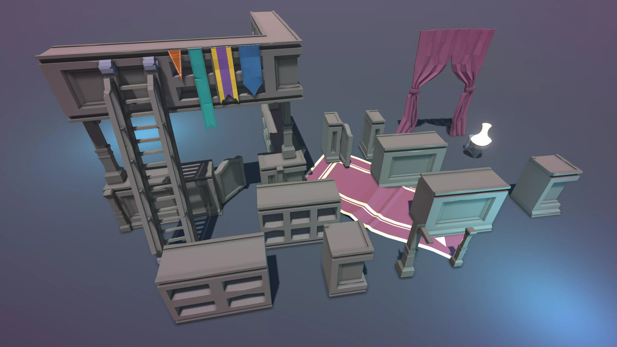 STYLIZED Low Poly Fantasy Bundle Vol. 2