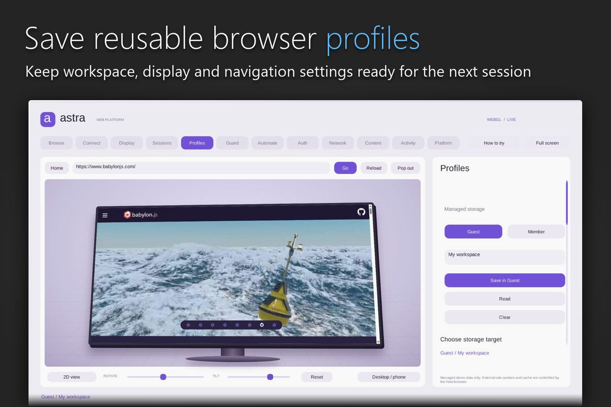 Astra Web Platform - WebView, JS Bridge & OAuth Toolkit