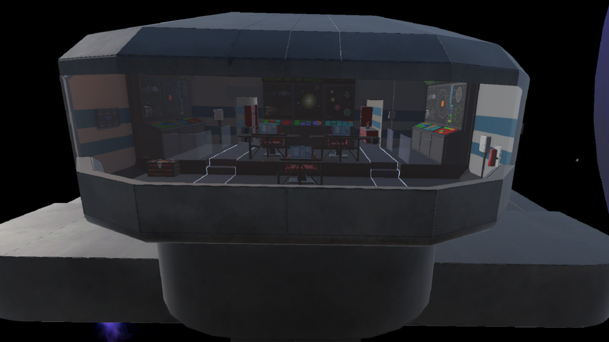 Spaceship With Interior