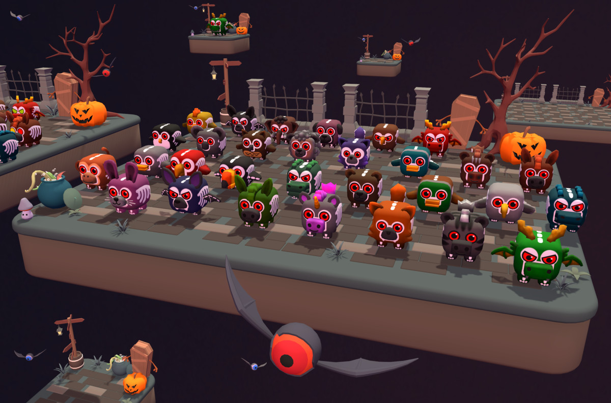 CuteMagic - Cube Animals Pack: Spooky Edition