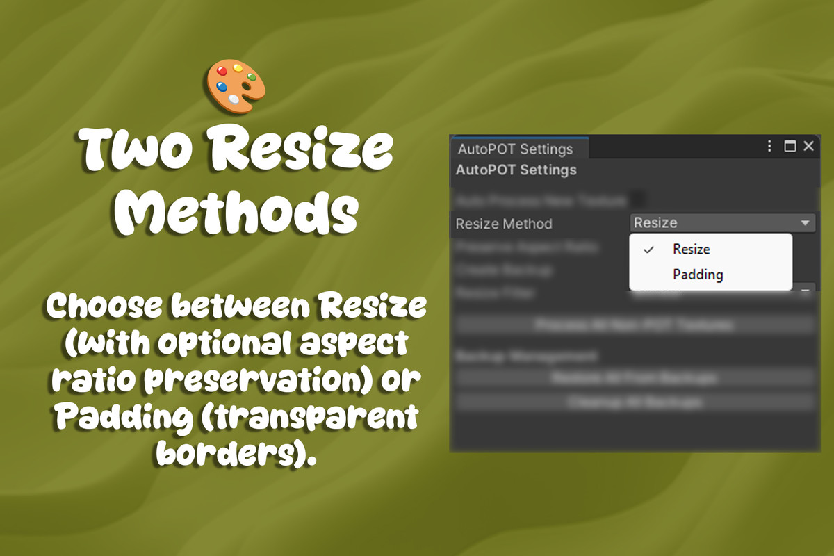 AutoPOT – Texture to Power Of Two