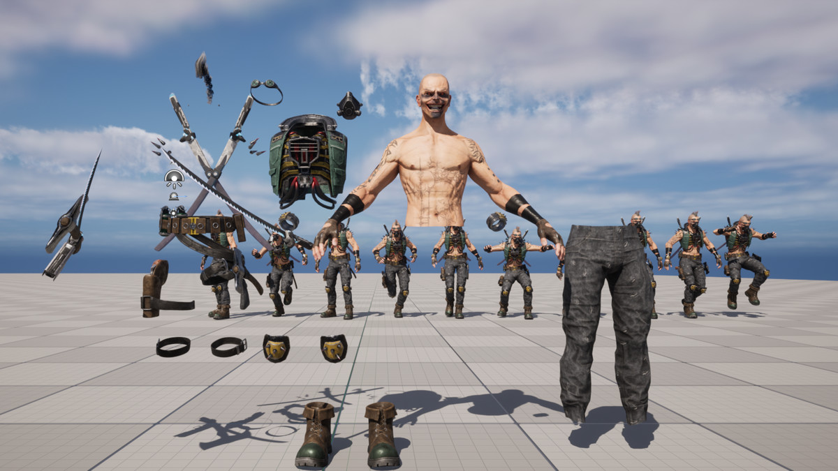 Sci-Fi Punk Warrior
