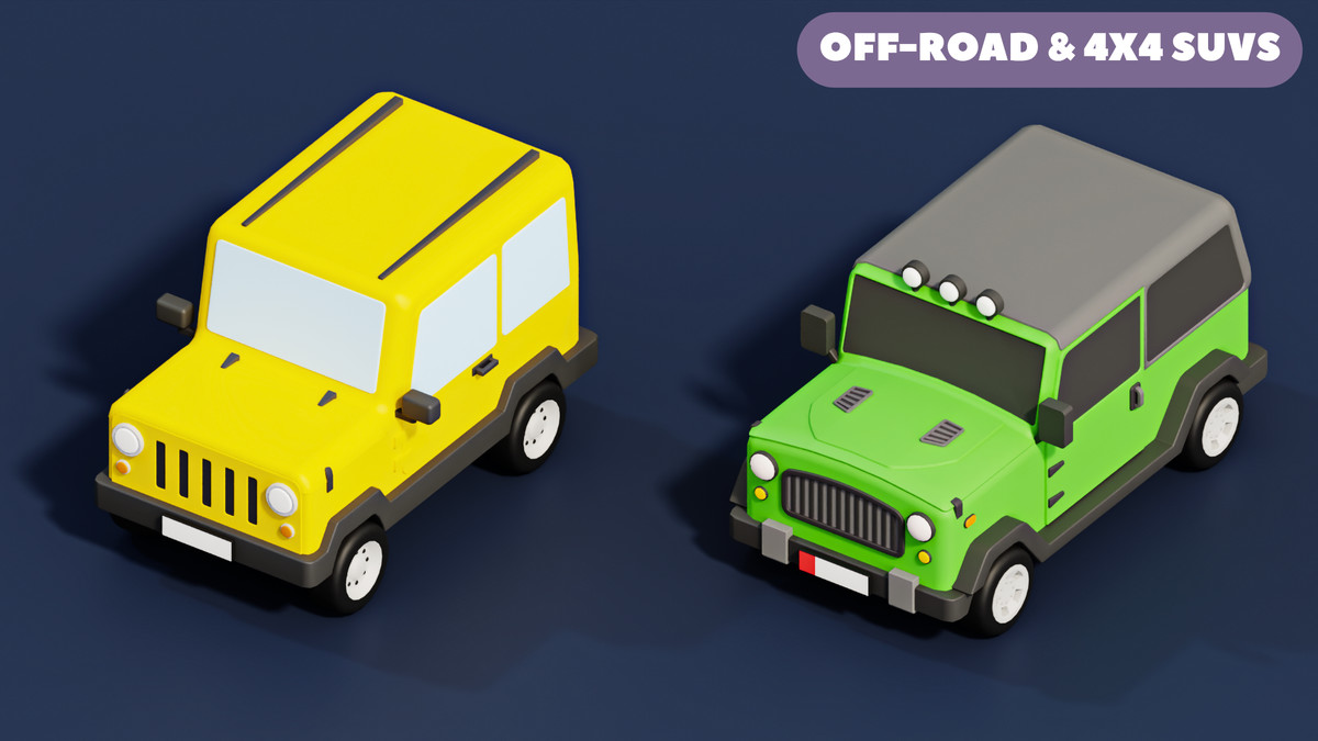 COZY TRAFFIC : Stylized City Vehicles & Transit