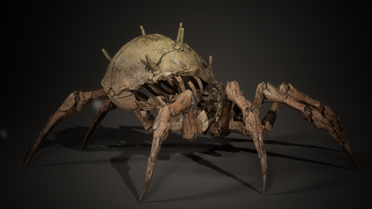 Bone Spider - Customizable Horror Monster