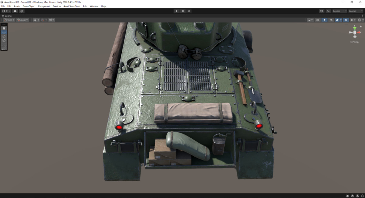 Tank Rigged Sherman M4A2