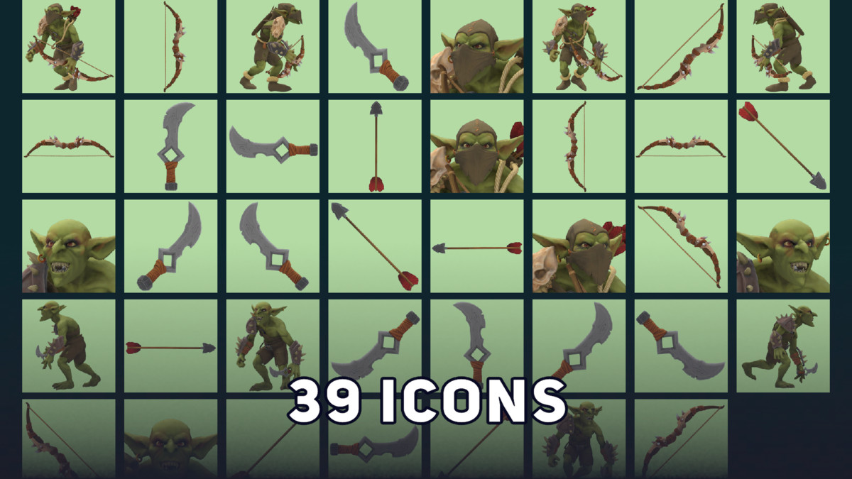 Stylized Goblins Archer & Warrior