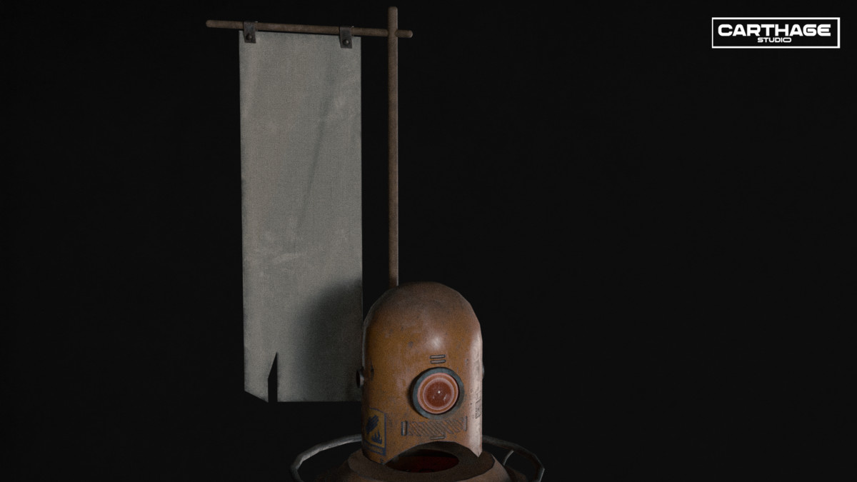 Flag Vendor Robot NPC