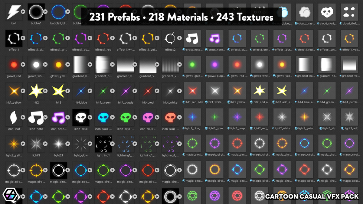 Cartoon Casual VFX Pack