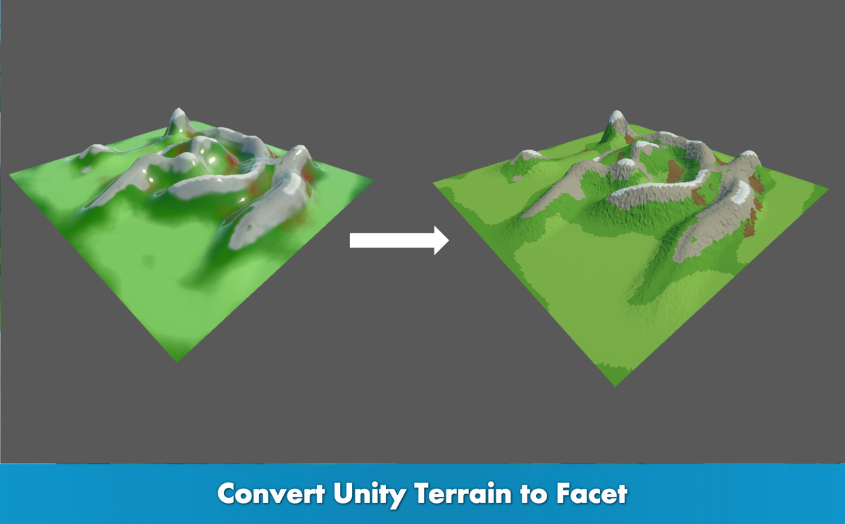 Facet: Low Poly & Blocky Terrain Editor