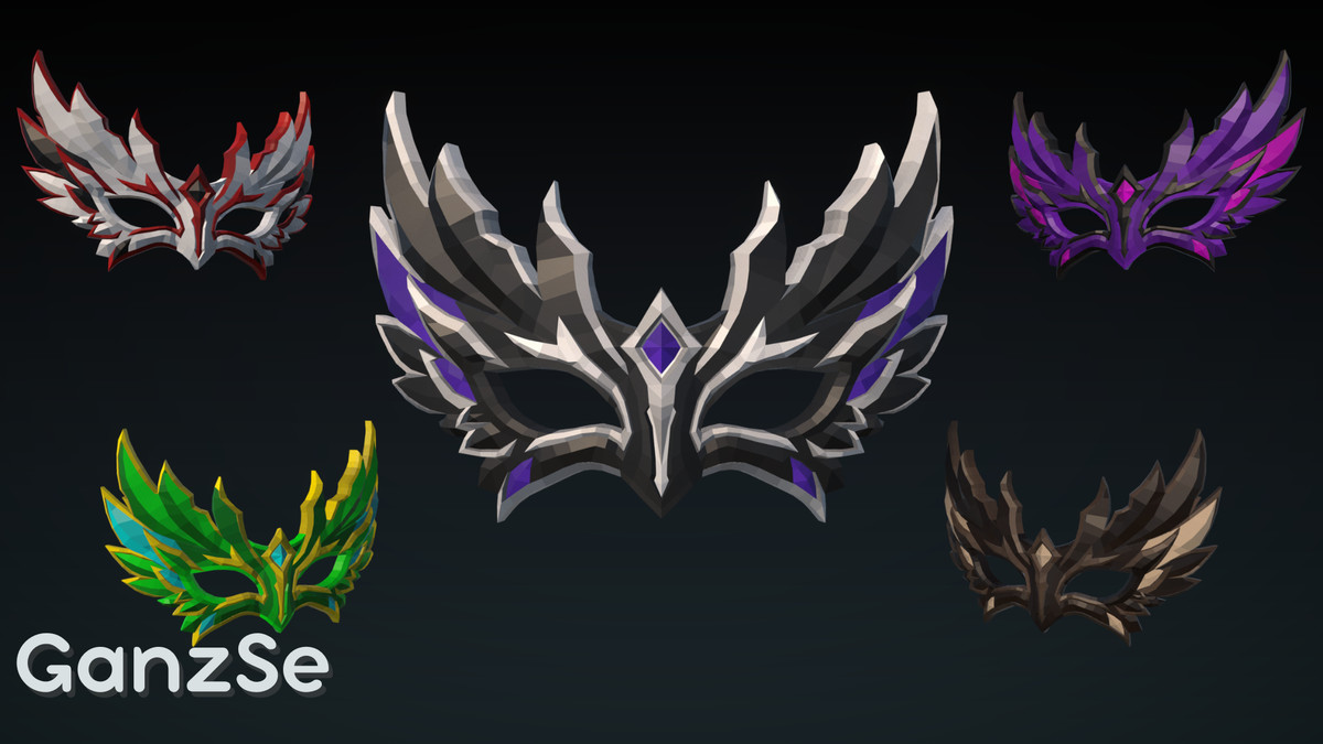GanzSe Masks - Fantasy Low Poly Pack