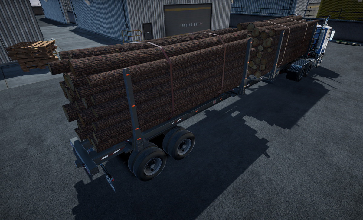 Cabover log truck