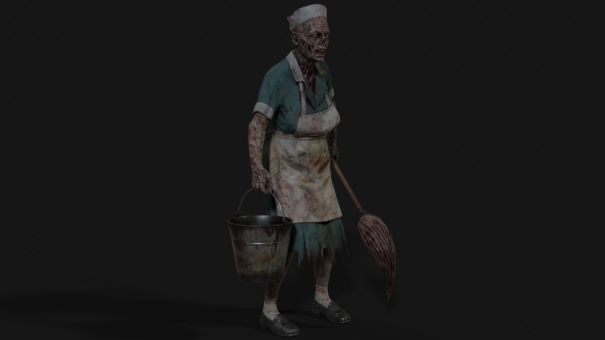 Hospital Janitor — Zombie Hospital Collection