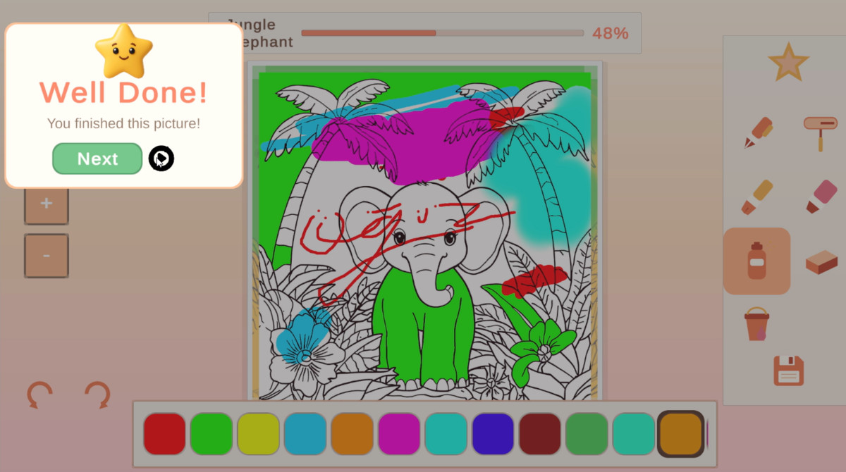 Ultimate Coloring Book System - CasaPaint