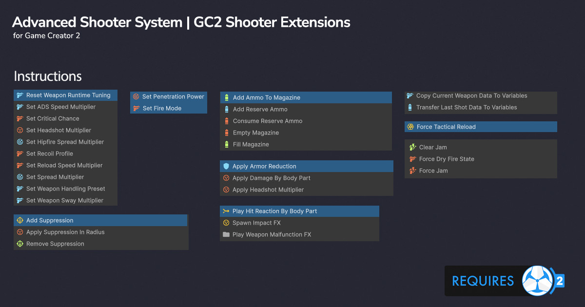Advanced Shooter System | GC2 Shooter Extensions