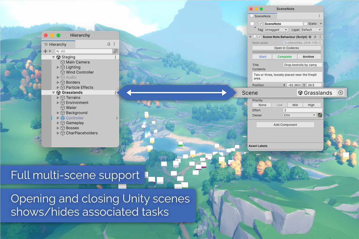 Scene Notes for Codecks - Tasks, Issues, Annotations
