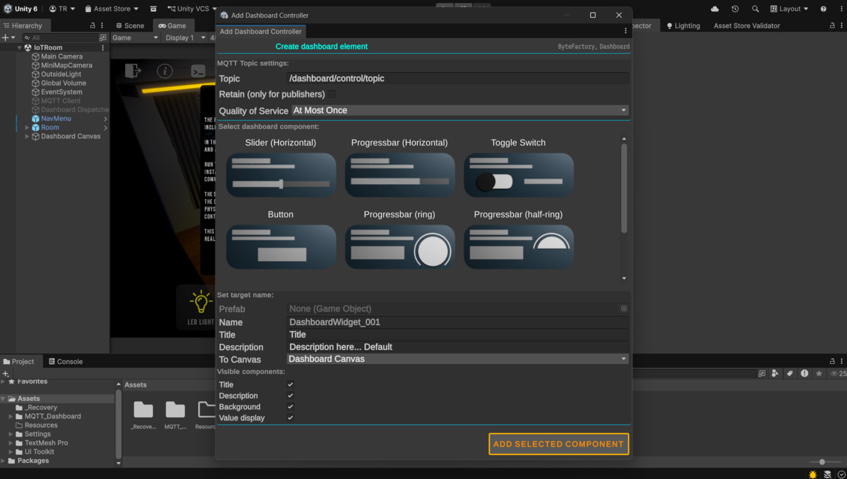 EasyMQTT, MQTT IoT Dashboard