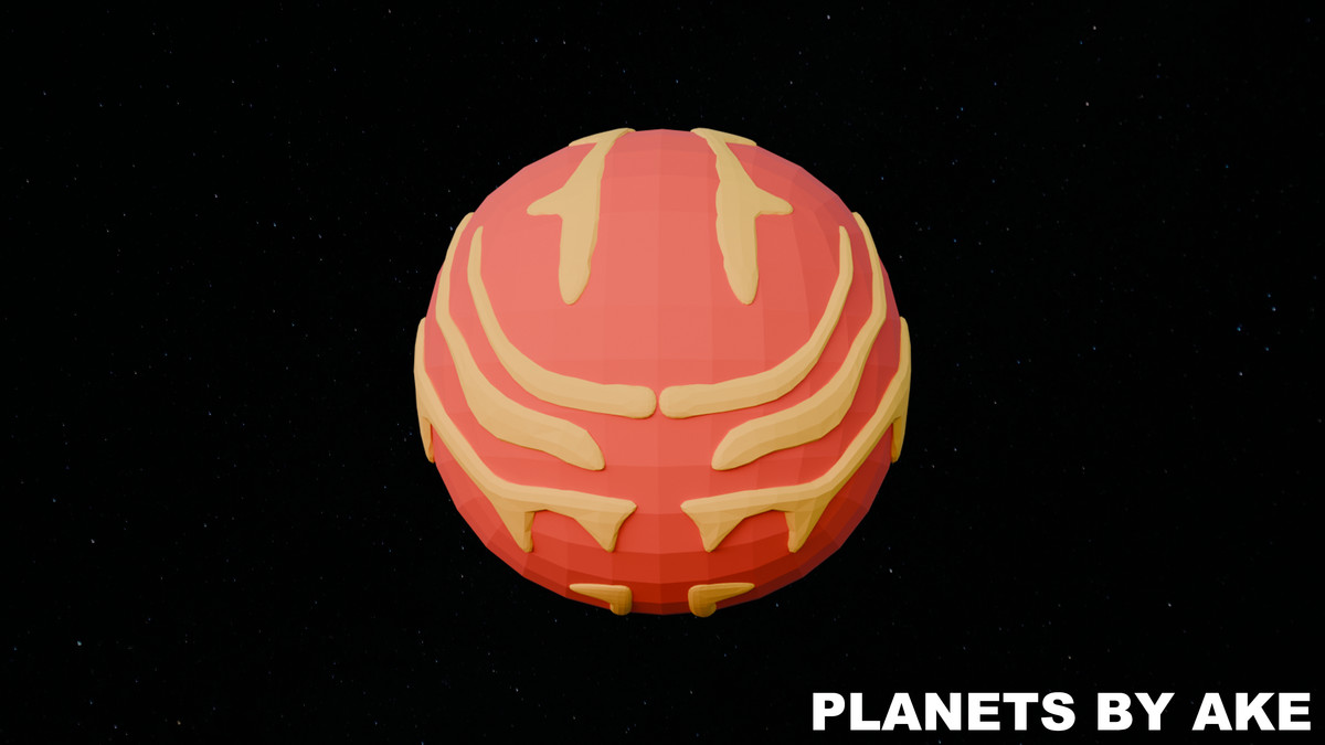 Low Poly Planets by Ake