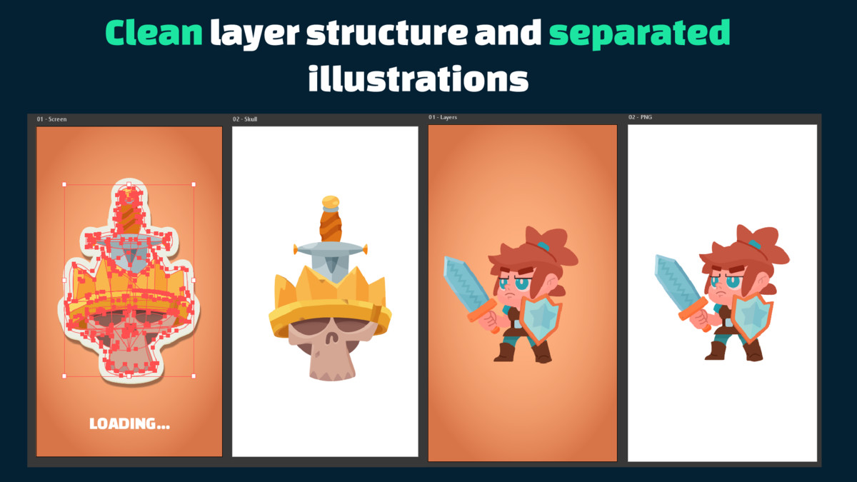 Cartoon Fantasy GUI - Source Files