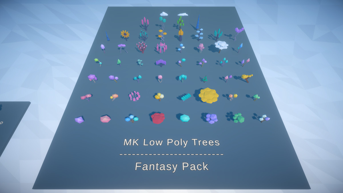 MK Low Poly Trees - Fantasy